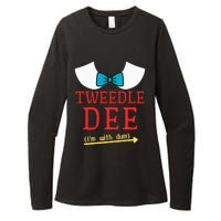 Tweedle Dee IM With Dum Couple & Friends Funny Lazy Costume Womens CVC Long Sleeve Shirt