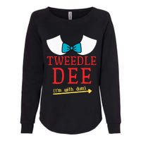 Tweedle Dee IM With Dum Couple & Friends Funny Lazy Costume Womens California Wash Sweatshirt