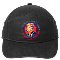 Trump Debate I’Ve Seen Your Swing I Know Your Swing Trump 2024 Quote 7-Panel Snapback Hat