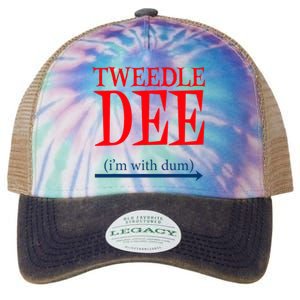 Tweedle Dee IM With Dum Lazy Couple Halloween Legacy Tie Dye Trucker Hat