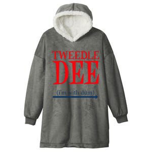 Tweedle Dee IM With Dum Lazy Couple Halloween Hooded Wearable Blanket