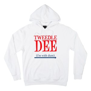 Tweedle Dee IM With Dum Lazy Couple Halloween Hoodie