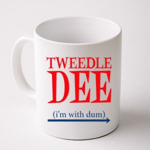 Tweedle Dee IM With Dum Lazy Couple Halloween Coffee Mug