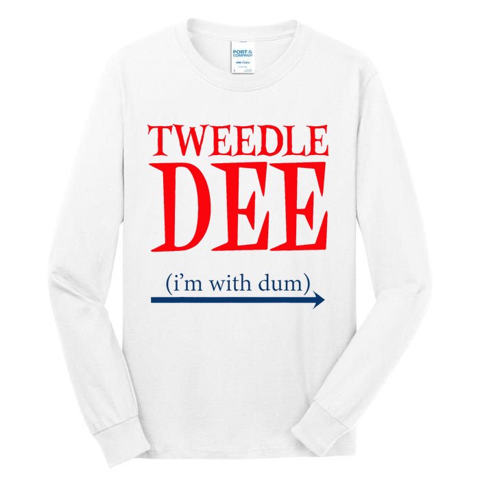 Tweedle Dee IM With Dum Lazy Couple Halloween Tall Long Sleeve T-Shirt