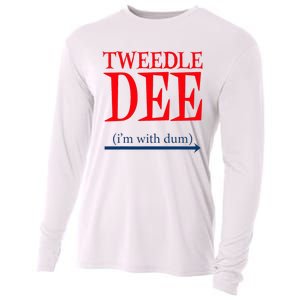 Tweedle Dee IM With Dum Lazy Couple Halloween Cooling Performance Long Sleeve Crew