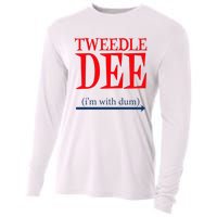 Tweedle Dee IM With Dum Lazy Couple Halloween Cooling Performance Long Sleeve Crew