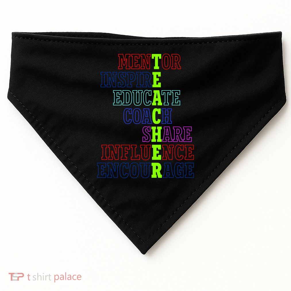 Teacher Definition Inspirational USA-Made Doggie Bandana
