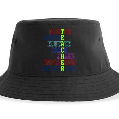 Teacher Definition Inspirational Sustainable Bucket Hat