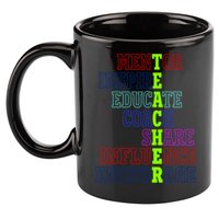 Teacher Definition Inspirational 11oz C Handle Ceramic Mug