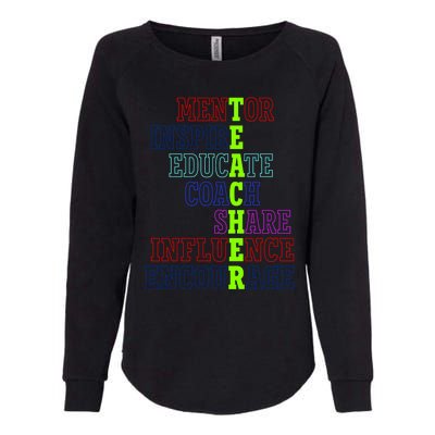 Teacher Definition Inspirational Womens California Wash Sweatshirt