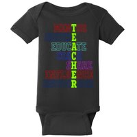 Teacher Definition Inspirational Baby Bodysuit