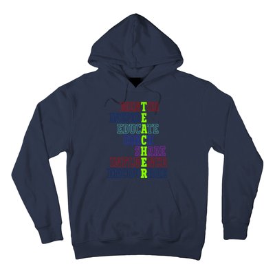 Teacher Definition Inspirational Hoodie