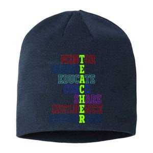 Teacher Definition Inspirational Sustainable Beanie