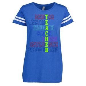 Teacher Definition Inspirational Enza Ladies Jersey Football T-Shirt