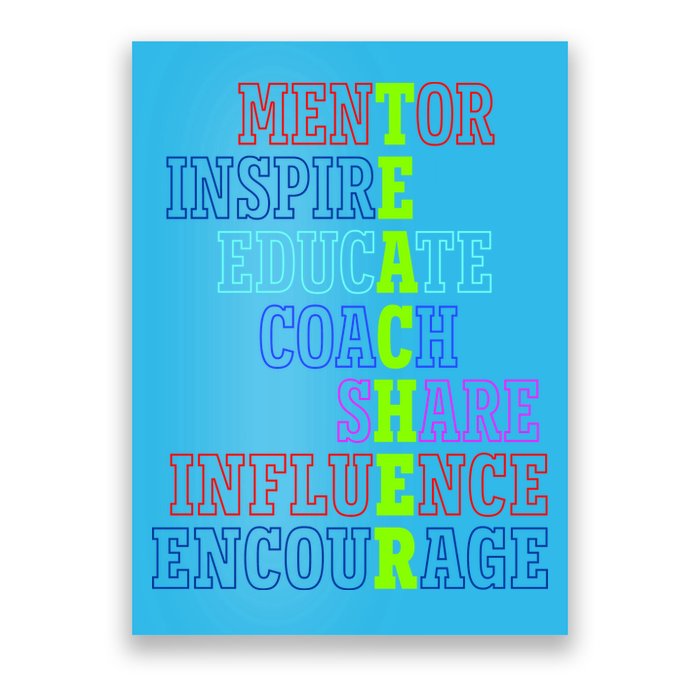 Teacher Definition Inspirational Poster