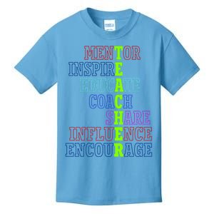 Teacher Definition Inspirational Kids T-Shirt