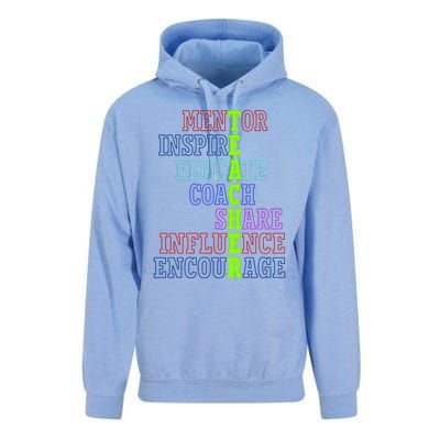 Teacher Definition Inspirational Unisex Surf Hoodie