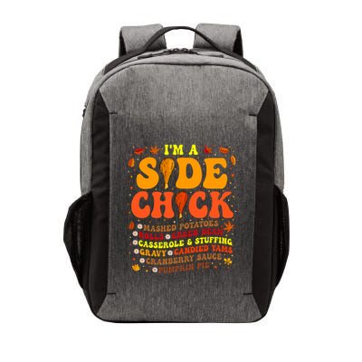 Thanksgiving Day IM A Side Chick Funny Turkey Leg Autumn Vector Backpack