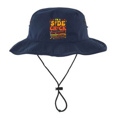 Thanksgiving Day IM A Side Chick Funny Turkey Leg Autumn Bucket Hat