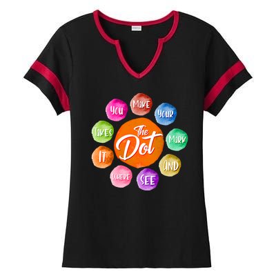 The DOT International Dot Day Ladies Halftime Notch Neck Tee