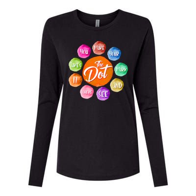 The DOT International Dot Day Womens Cotton Relaxed Long Sleeve T-Shirt