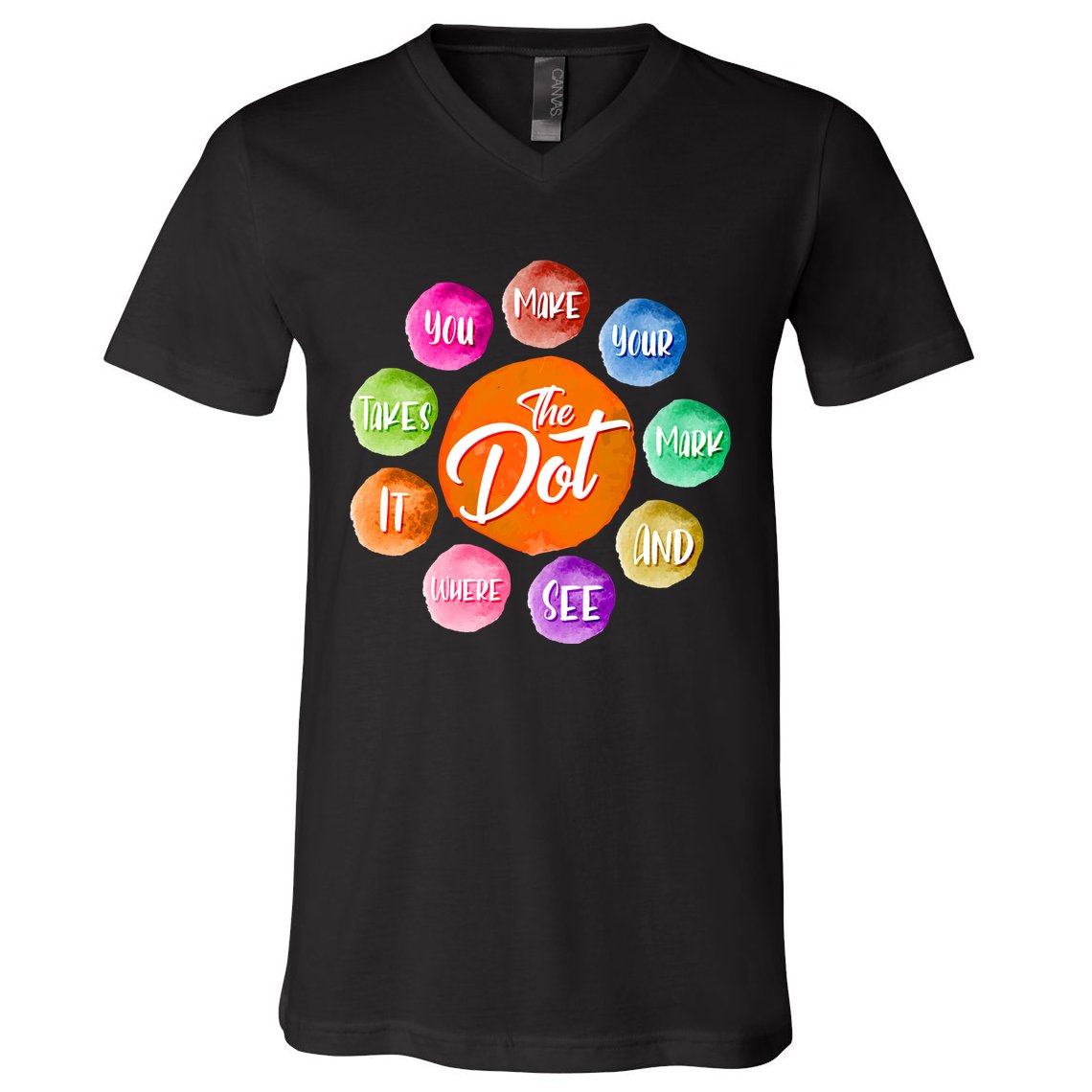 The DOT International Dot Day V-Neck T-Shirt