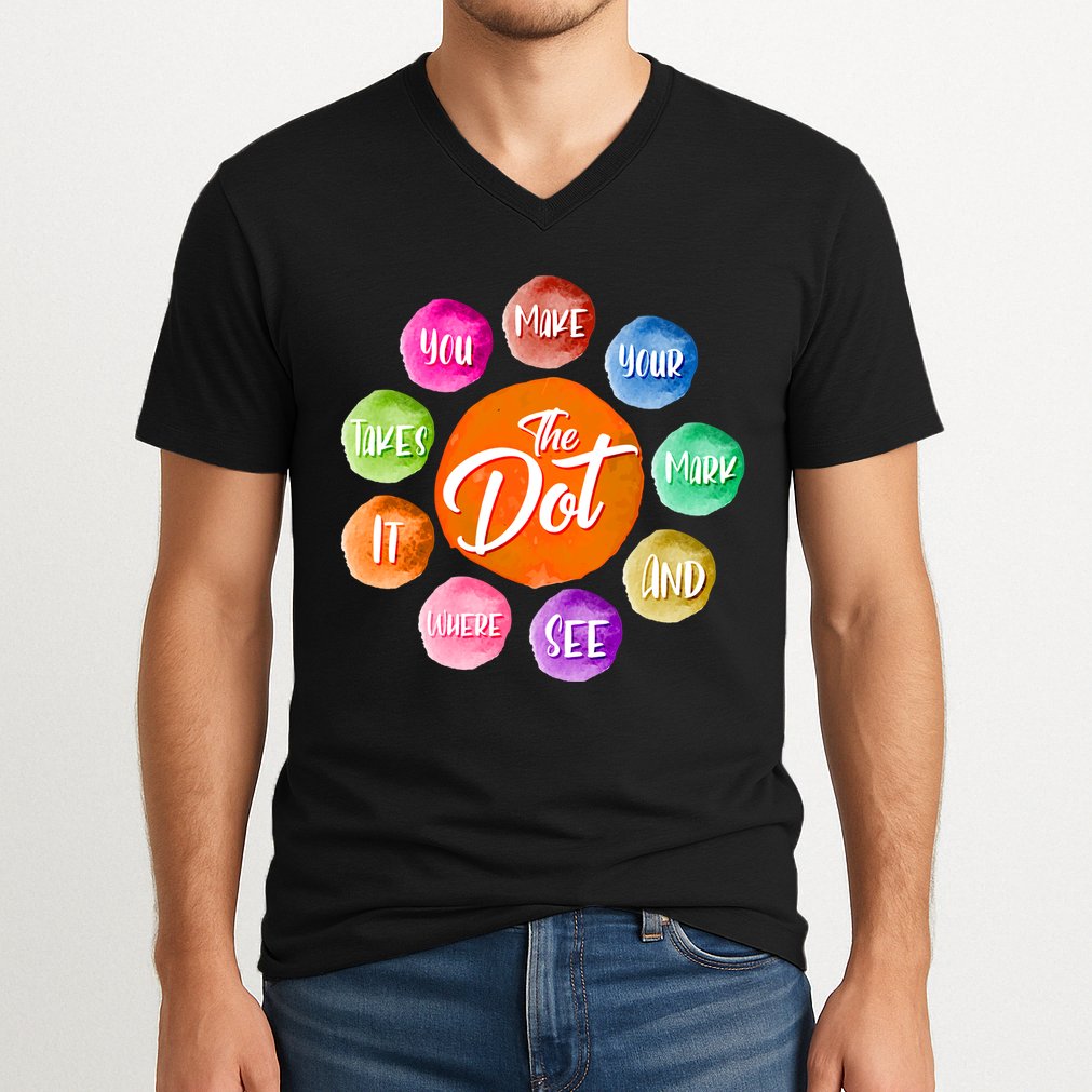 The DOT International Dot Day V-Neck T-Shirt