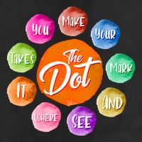 The DOT International Dot Day Adult Drive Performance Visor