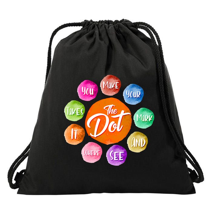 The DOT International Dot Day Drawstring Bag