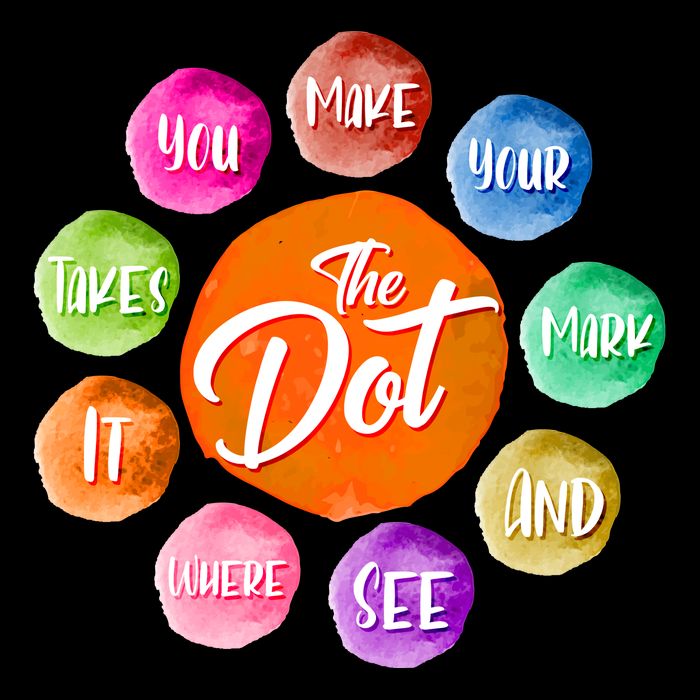 The DOT International Dot Day Drawstring Bag