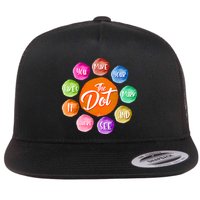 The DOT International Dot Day Flat Bill Trucker Hat