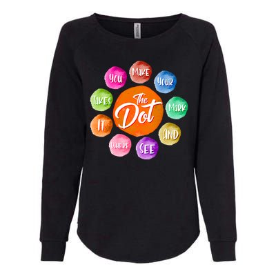 The DOT International Dot Day Womens California Wash Sweatshirt