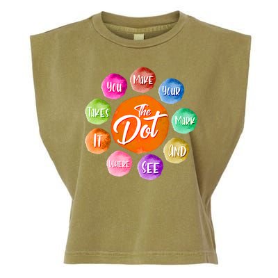 The DOT International Dot Day Garment-Dyed Women's Muscle Tee