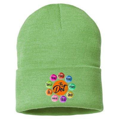 The DOT International Dot Day Sustainable Knit Beanie