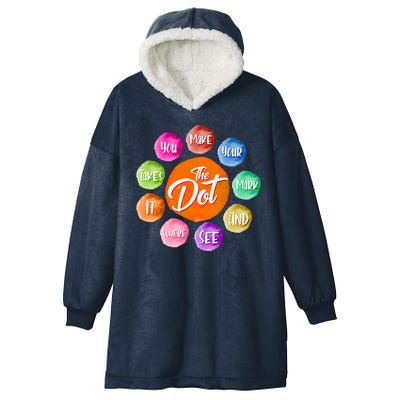 The DOT International Dot Day Hooded Wearable Blanket