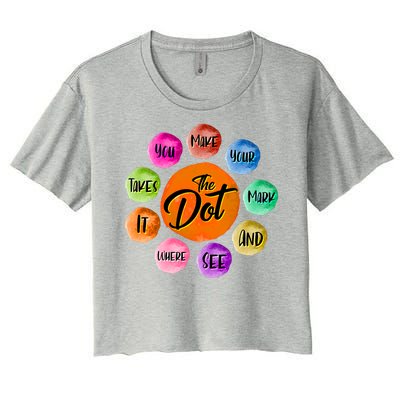 The DOT International Dot Day Women's Crop Top Tee