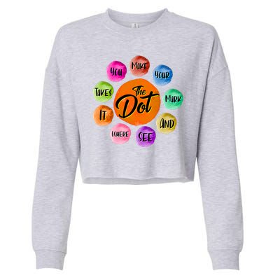 The DOT International Dot Day Cropped Pullover Crew