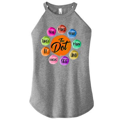 The DOT International Dot Day Women's Perfect Tri Rocker Tank