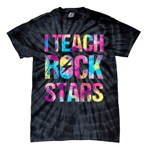 tie dye I Teach Rockstars Funny Music Teacher Tie-Dye T-Shirt