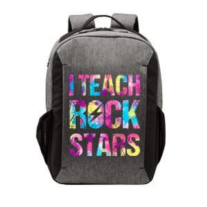 tie dye I Teach Rockstars Funny Music Teacher Vector Backpack