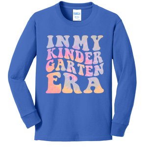 Tie Dye In My Kindergarten Era Back To School Kindergarten Gift Kids Long Sleeve Shirt