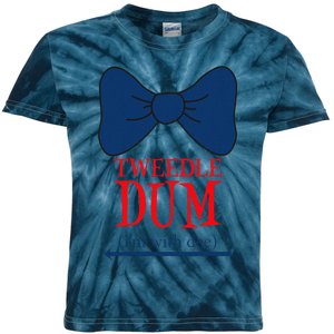 Tweedle Dum IM With Dee Lazy Couple Halloween Costumes Kids Tie-Dye T-Shirt