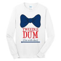 Tweedle Dum IM With Dee Lazy Couple Halloween Costumes Tall Long Sleeve T-Shirt