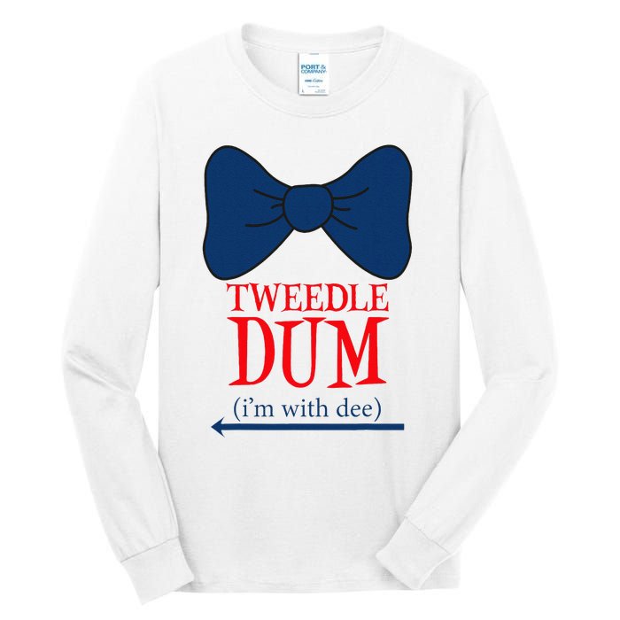 Tweedle Dum IM With Dee Lazy Couple Halloween Costumes Tall Long Sleeve T-Shirt