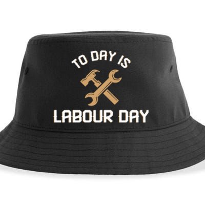 To Day Is Labor Day Gift Sustainable Bucket Hat