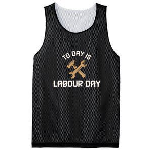 To Day Is Labor Day Gift Mesh Reversible Basketball Jersey Tank