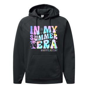 Tie Dye In My Summer Era Happy Last Day Of School Teacher Performance Fleece Hoodie