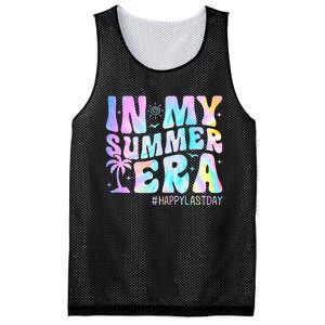 Tie Dye In My Summer Era Happy Last Day Of School Teacher Mesh Reversible Basketball Jersey Tank