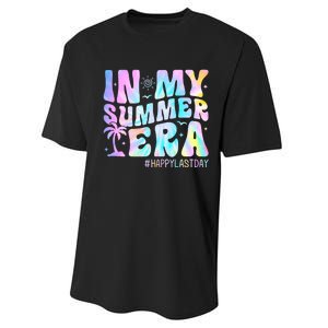 Tie Dye In My Summer Era Happy Last Day Of School Teacher Performance Sprint T-Shirt