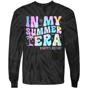 Tie Dye In My Summer Era Happy Last Day Of School Teacher Tie-Dye Long Sleeve Shirt